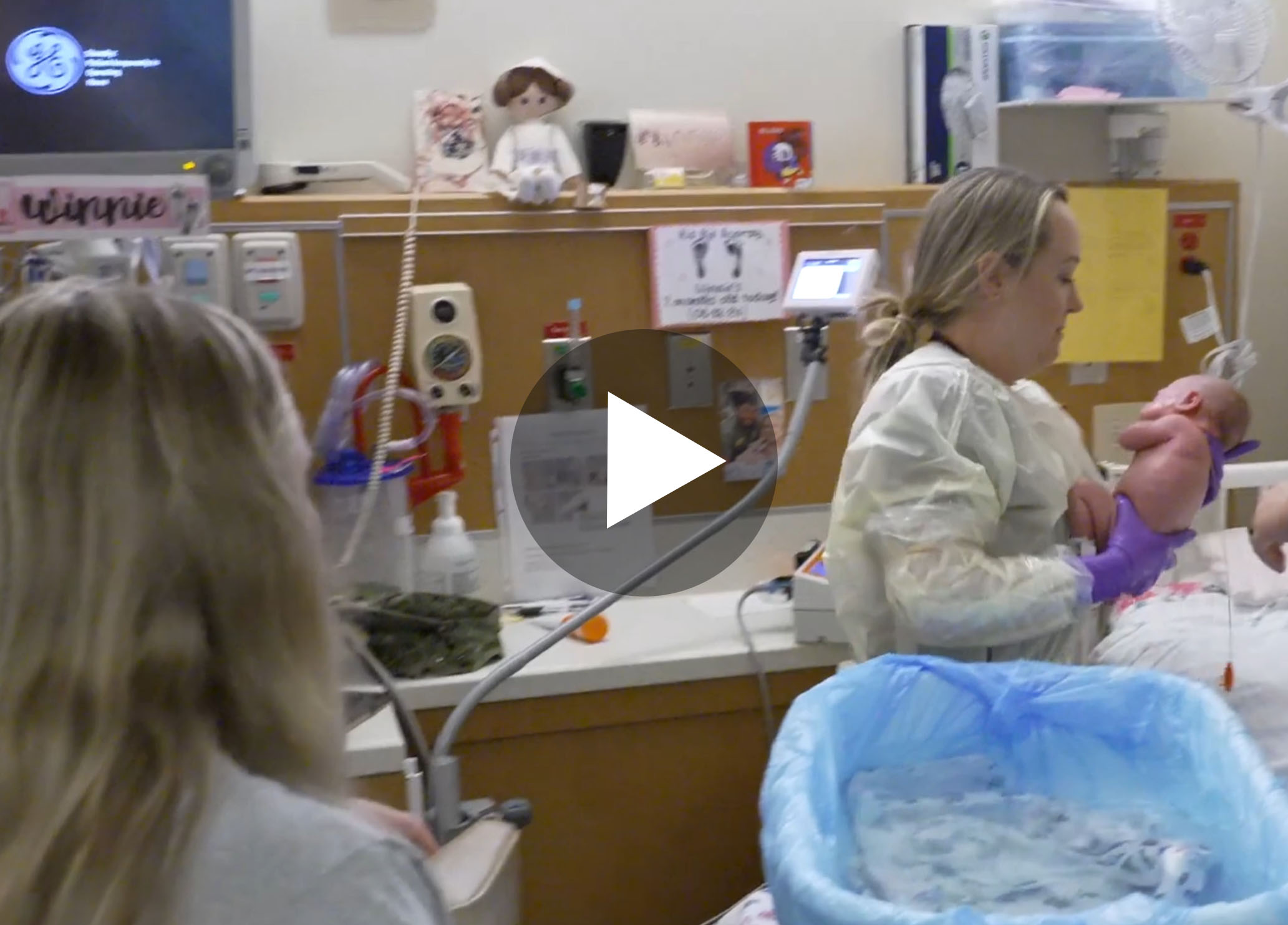 Hydrotherapy in the NICU at Sharp Mary Birch
